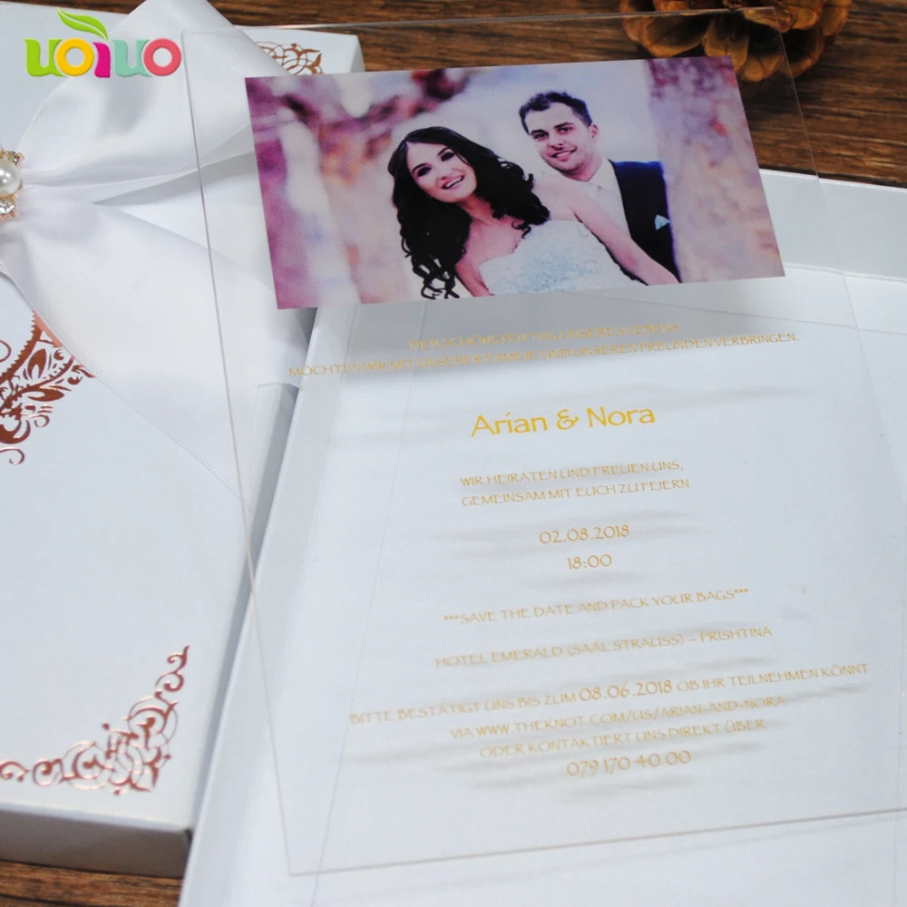  Customize wedding invitation cards with box lovely wedding favor invitations cheap price special vi - 32916068219