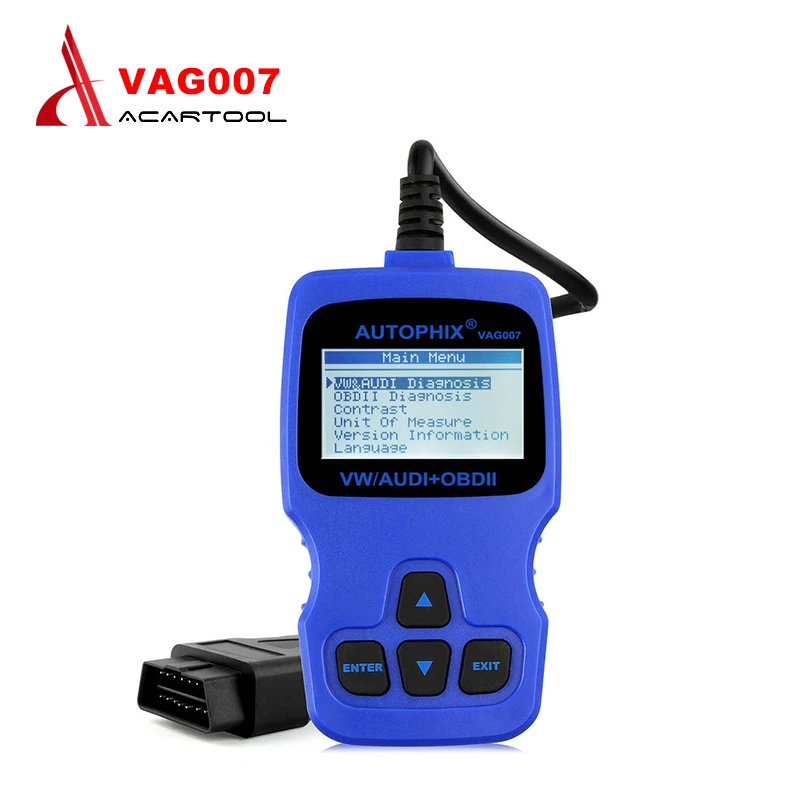 

Original Autophix VAG007 for VAG 007 Oil Reset/TP Position Check/Brake Pad Reset Function OBD2 Code Reader Scanner free Shipping