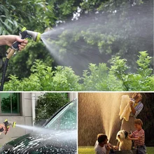 50Ft Garden Hose, All New Expandable Water Hose Set With Double Latex Core,3/4 Solid Fittings, Extra Strength Fabric, Flexible