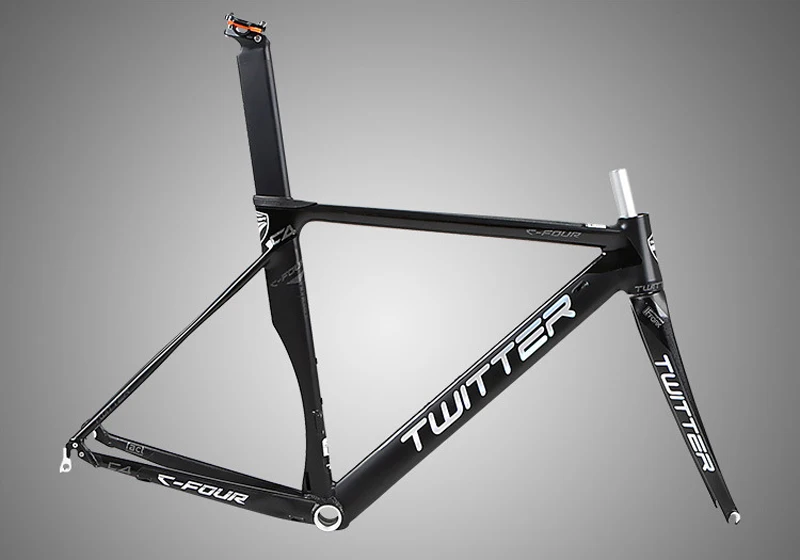 Perfect TWITTER Aluminum Alloy 700C Road Bike Frame Carbon Fork Road Bike Frame Smooth Welds Internal Cable Routing Road Bicycle Frame 11 Perfect TWITTER Aluminum Alloy 700C Road Bike Frame Carbon Fork Road Bike Frame Smooth Welds Internal Cable Routing Road Bicycle Frame 11