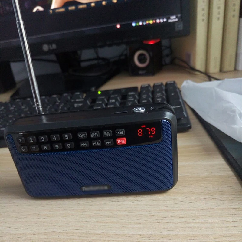 Портативный fm радиоприемник JINSERTA колонка с tf картой цифровая мультимедийная