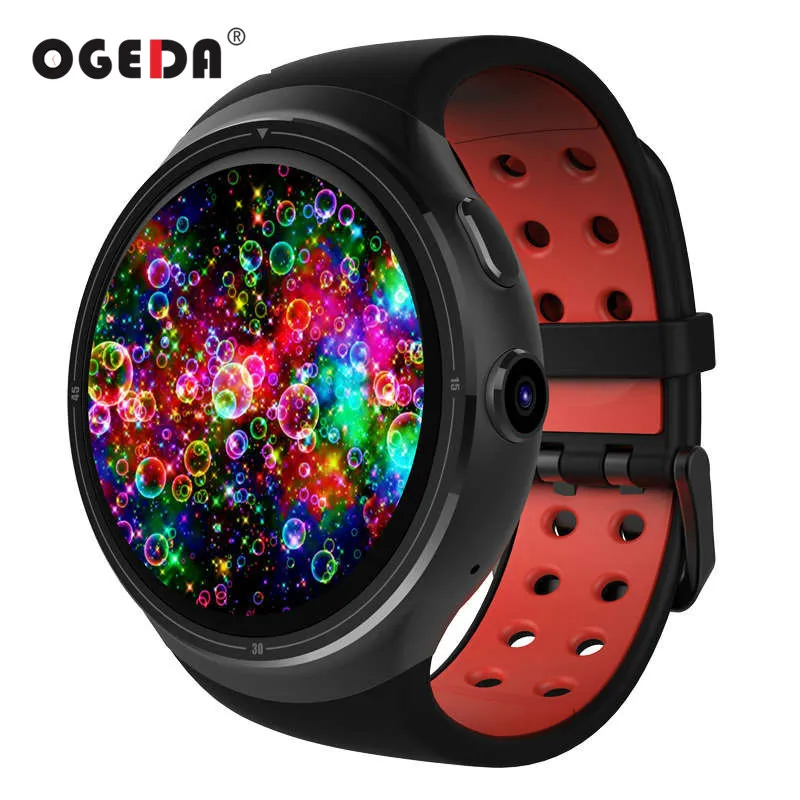 OGEDA 2017 Z10 Android 5.1 GPS Smart Watch 1GB 16GB MTK6580 Quad Core 1.39" 400*400 Smartwatch With WIFI SIM For iOS | Наручные часы