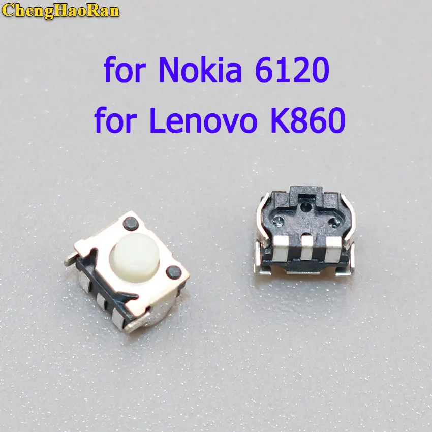 ChengHaoRan 5 10 шт. Новый переключатель питания Кнопка Разъем Замена для Nokia 6120 Lenovo LePhone