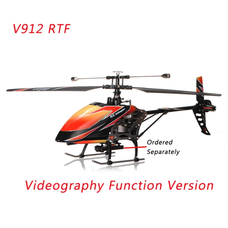 Высокое качество WLtoys V912 большой 52 см 2 4 ГГц 4Ch одним лезвием дистанционного