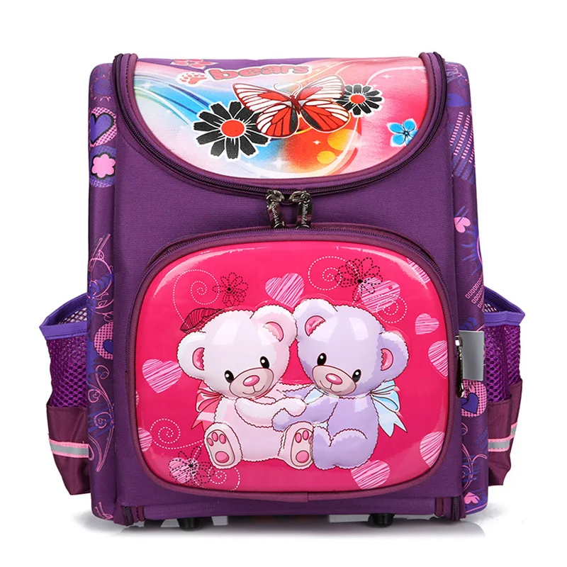 

Orthopedic Children School Bags For Girls Butterfly Pattern Backpack School Kids Satchel Primary School Knapsack For 6-9Years