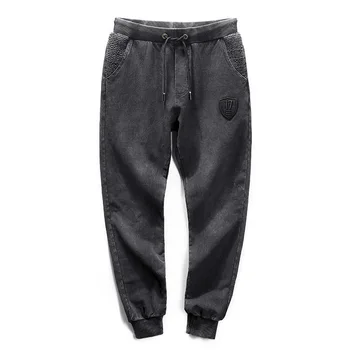 

Plus Size 8XL 7XL 6XL 5XL Jeans Men Black Casual Male Stretch Denim Pants Elastic Waist Mens Biker Jeans Brand retro pants