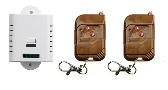 

85V 110V 120V 220V 250V 1CH RF Wireless Remote Control Switch System 2 transmitter & 1 receiver relay Receiver Smart Home Switch
