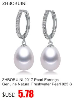 HTB1V0QijeEJL1JjSZFGq6y6OXXaj - ZHBORUINI 2019 Pearl Earrings Genuine Natural Freshwater Pearl 925 Sterling Silver Earrings Pearl Jewelry For Wemon Wedding Gift