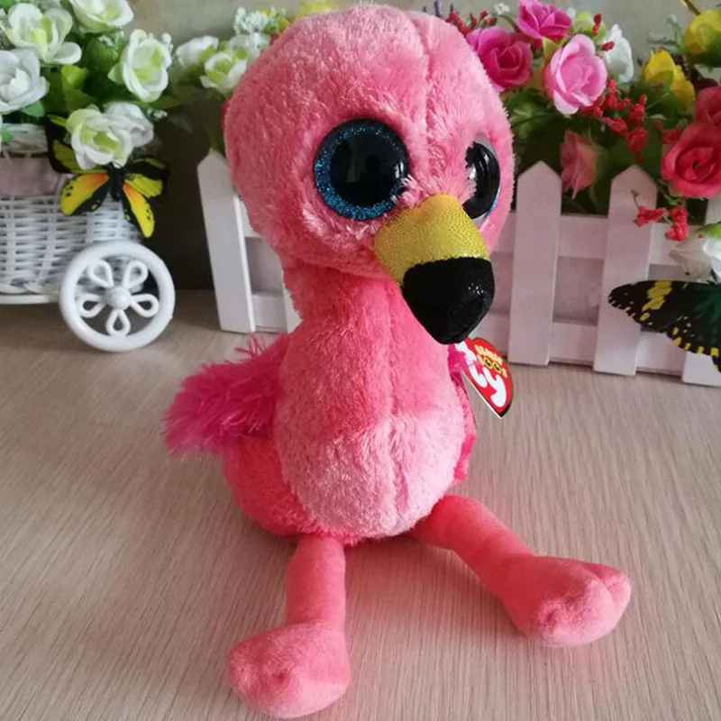 Ty Beanie Boos Penguin Monkey Bear Bat Sheep Leopard Plush Doll Toys Flamingo Deer Cute Owl Animal Unicorn Cat Ladybug Plush Toy