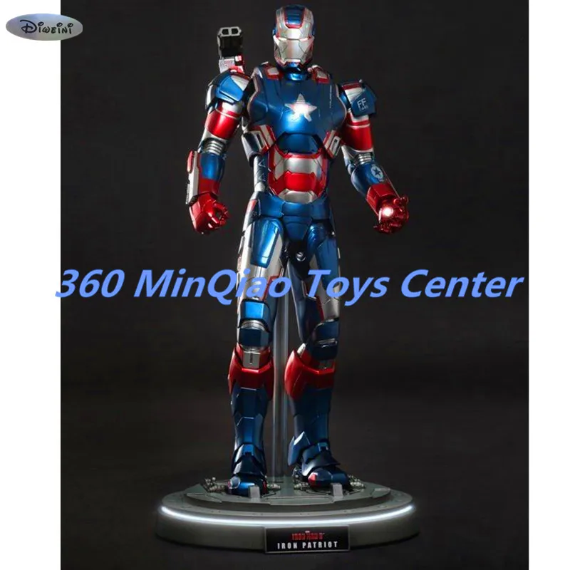 

Statue Avengers Iron Man 3: 1/6th Scale Iron Patriot Die Cast Action Figure Collectible Model Toy RETAIL BOX WU809