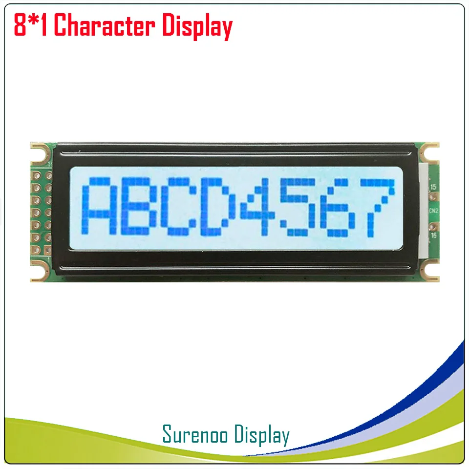 801 0801 8X1 персональный модуль lcd Экран дисплея LCM с белой Подсветка строить-в SPLC780D контроллер