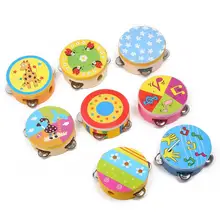 Детский мультипликационный музыкальный инструмент Колокольчик для ребенка барабан Детская обучающая игрушка