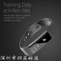 Новый автономный Id115 серии интеллектуальных Bluetooth АОН Браслет информация толчок спортивный браслет