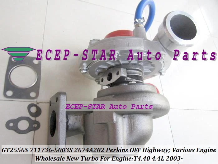 GT2556S 711736-5003S 2674A202 Turbo Turbocharger For Perkins OFF Highway Various Engine T4.40 4.4L 2003- (2)