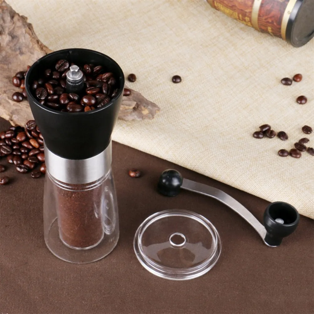350ml Hand Grinder Manuelle Kaffeemühle Kunststoff Kaffee Maschine Hand Coffee Bean Grinder Keramik Schleifen Core Waschbar Grinder 350ml Hand Grinder Manuelle Kaffeemühle Kunststoff Kaffee Maschine Hand Coffee Bean Grinder Keramik Schleifen Core Waschbar Grinder