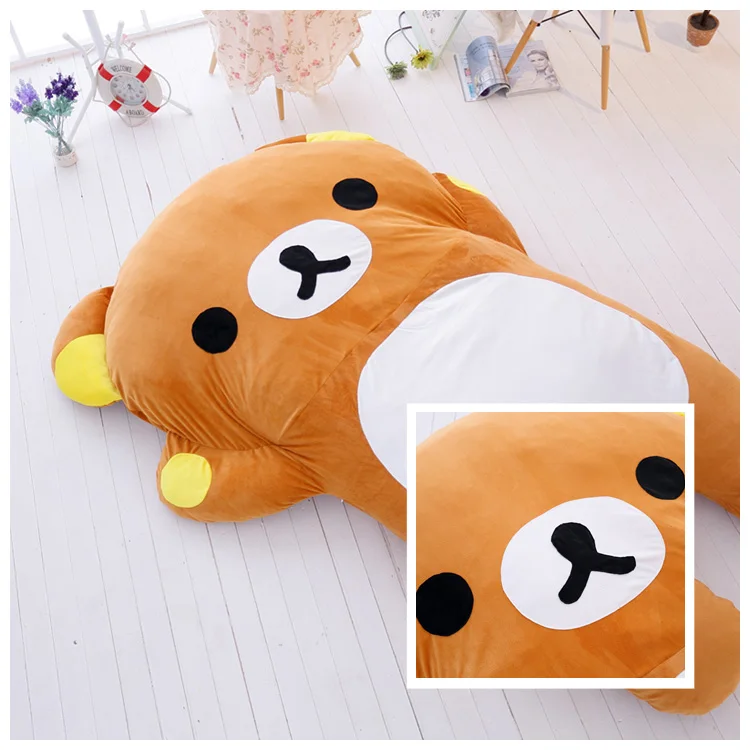 Kawaii rilakkuma Складная кукла ленивый матрас для кровати дивана милый мультяшный