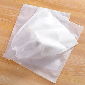 

10pcs Thick Black White Non-woven Shoes Pouch Traveling Shoes Drawstring Pouch Household Dust Protection Bags