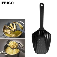 FEIGO 1 шт. Совок Дуршлаг слив Vegies Совок мешок для растений фильтр для воды Кухонная утварь большой Совок Кухонные инструменты F466