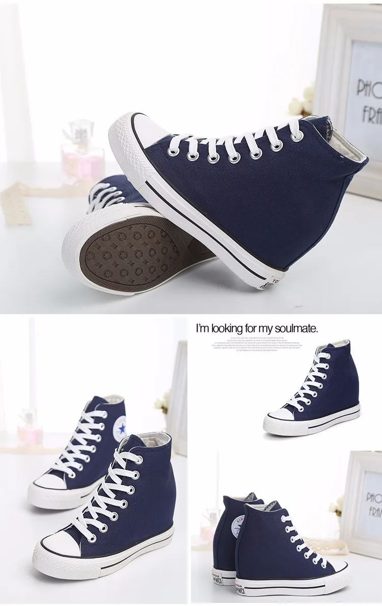KUYUPP High Top Canvas Women Shoes Espadrilles Spring Autumn Womens Wedges Shoes Lace Up Casual Shoes For Female Sapatilha YD120 (18)