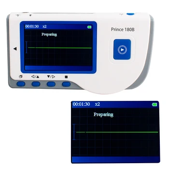 

2017 Hot Sale Prince 180B Handheld ECG EKG Portable Monitor Electrocardiogram LCD