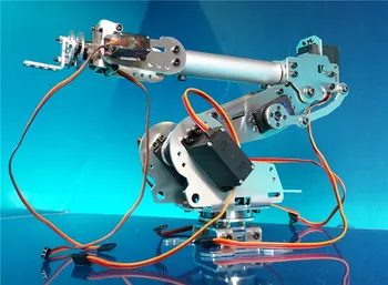 

Industrial Robot 798 Mechanical Arm 100% Aluminum Alloy Manipulator 6-Axis Robot arm Rack with 7 Servos