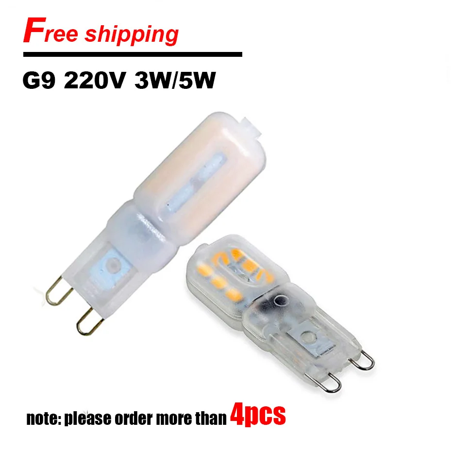 Mini G9 font b Led b font Lamp Light 3W 5W 120V 220V G9 font b