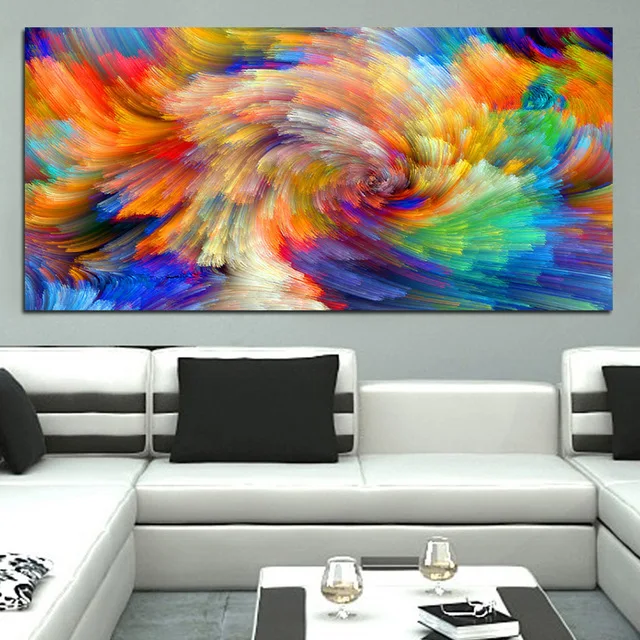 RELIABLI-ART-Clouds-Colorful-Canvas-Art-No-Frame-Abstract-Painting-printed-Oil-Painting-Wall-Pictures-Canvas.jpg_640x640