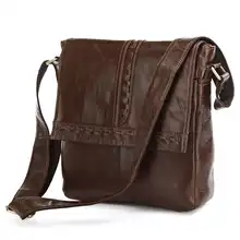 Maxdo Vintage 100% Guarantee Real Genuine Leather Cowhide Small Men Messenger Bags #M7125