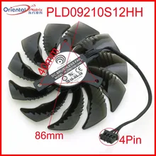 Free Shipping PLD09210S12HH DC12V 0.40A 86mm 40*40*40mm VGA Fan Graphics Card Cooling Fan