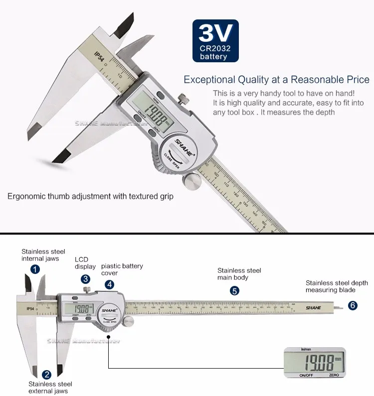 IP54 цифровой штангенциркуль 300 мм Калибр микрометр Стил штангенциркуль электронный калибратор цифровой
