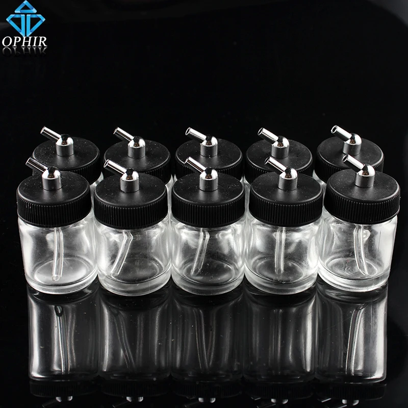 10 шт. стеклянные бутылки 22 куб. См|paint bottle|airbrush bottle |