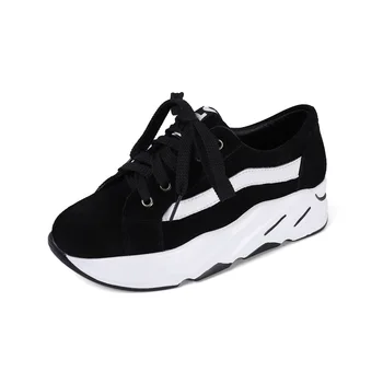 

Paragraph 18 years in the spring and autumn period and the comfortable platform with frosted leather motion