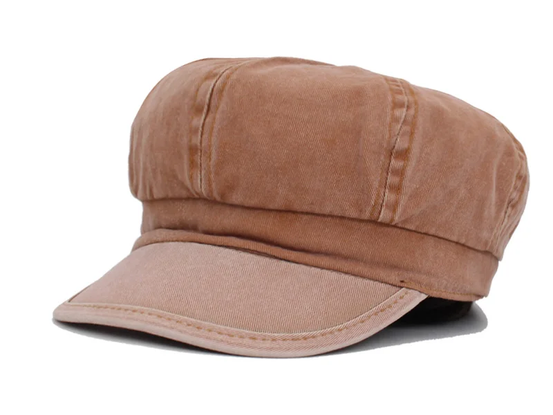 YOUBOME женские Восьмиугольные шляпы для женщин, винтажная вымытая бейсболка Gorras planas, кепка s, Женская кепка, Кепка От Солнца, восьмиугольная кепка Newsboy