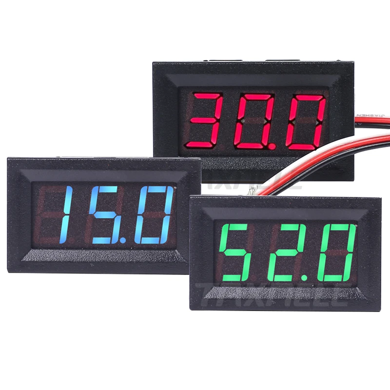 

DC 0-40V 0-100V 0.56 inch 3 wire LED Digital Voltmeter Voltage Meter Volt Instrument Tool DIY home use Three Digital DC meter