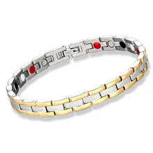 Новые мужские браслеты и браслеты для здоровья магнитный браслет из нержавеющей стали ювелирные изделия для мужчин