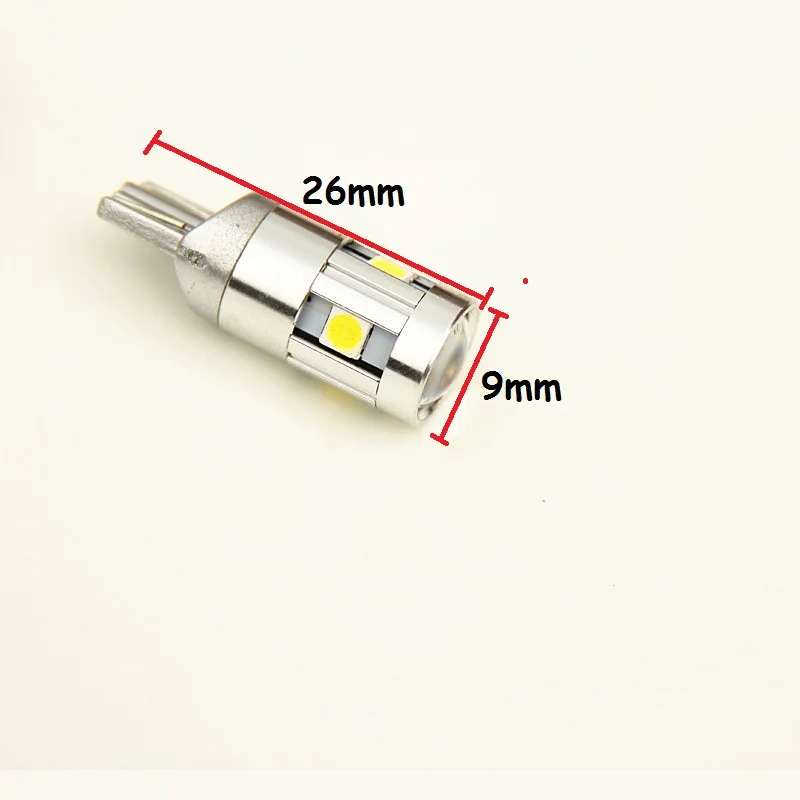 Dianshi белый 168 501 W5W светодиодный светильник T10 Клин 3030 5SMD Подсветка салона