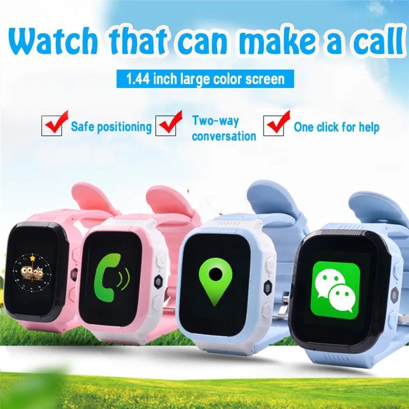

NEW Kids Smart Watch Security Anti-lost LBS SOS SIM Call Baby Watch Wristwatch GPS Waterproof Children Watch Gift Bracelet Watch