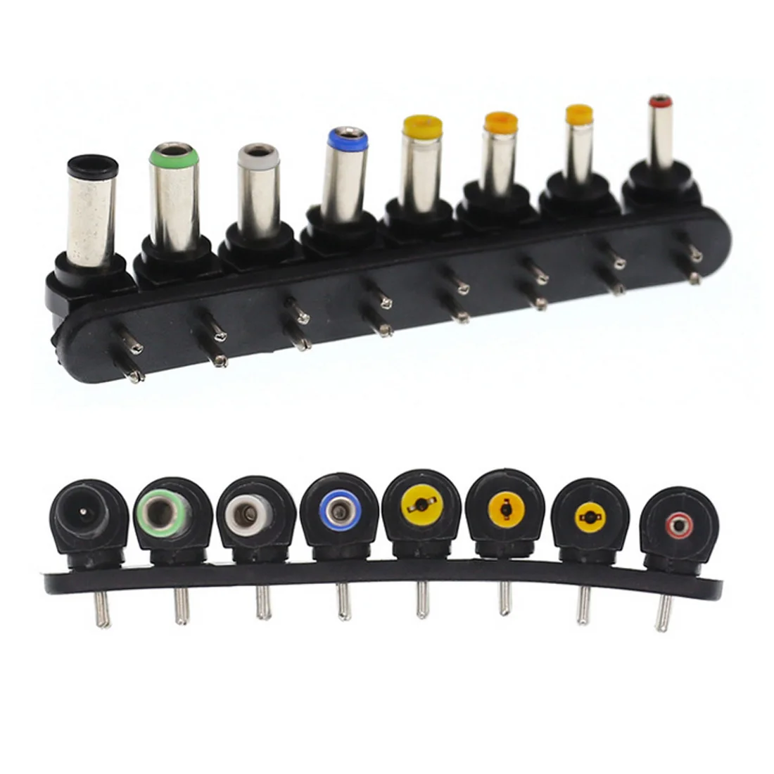 

For Notebook Laptop 1Set 8pcs Universal AC New Laptop Charger Adapter Tip DC Power Adapter Plug Charger Tips