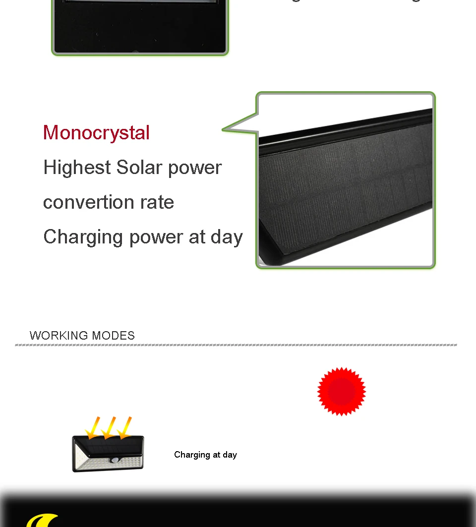 Conduziu a Iluminação Solar ao ar Conduziu a Luz Lâmpada de Parede Luzes do Jardim Qualidade Livre Solar Perfeito Multi Ângulo Ímã Poderoso Painel 6 High Quality solar outdoor light