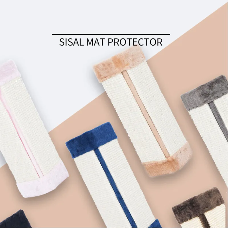 

2 Colors Cat Scratches Board Pet Kitten Wall Corner Scratching Mat Post Tree Scratcher Sisal Hemp Kitty Pet Plush Toys 49X23cm