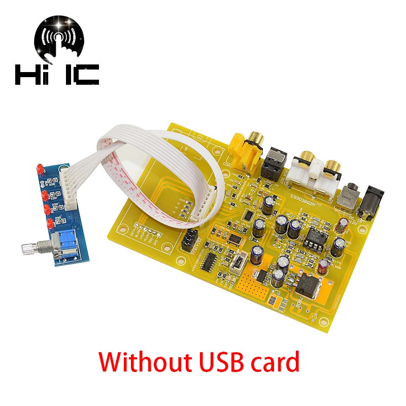 ES9038 Q2M I2S DSD оптический коаксиальный вход HiFi декодер DAC выход для наушников