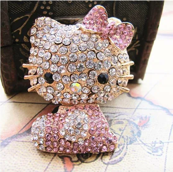 6 шт./партия чехол для сотового телефона амулеты сделай сам сплав hello kitty Статуэтки