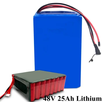 

High Power 48V 25AH 2000W Lithium Battery Pack with 5A Charger Built in 50A BMS Electric Bicycle Battery 48V customize free ship