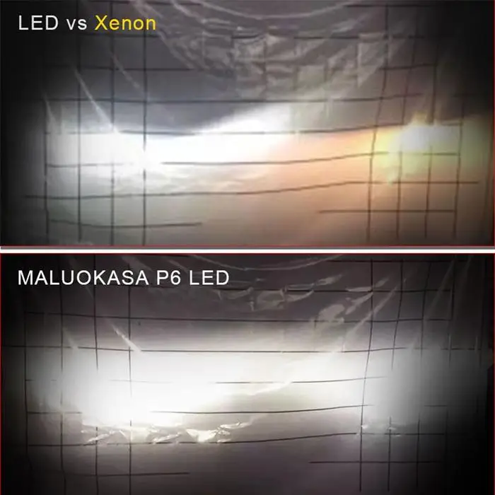 2 шт. H4 светодиодный фары лампы H7 светодиодный 6000LM 60 W светодиодный H11 H8 HB3 HB4 огни автомобиля DOB для фар головного света и противотуманных фар с возможностью креативного 12/24 V Автомобильный Стайлинг для EV7