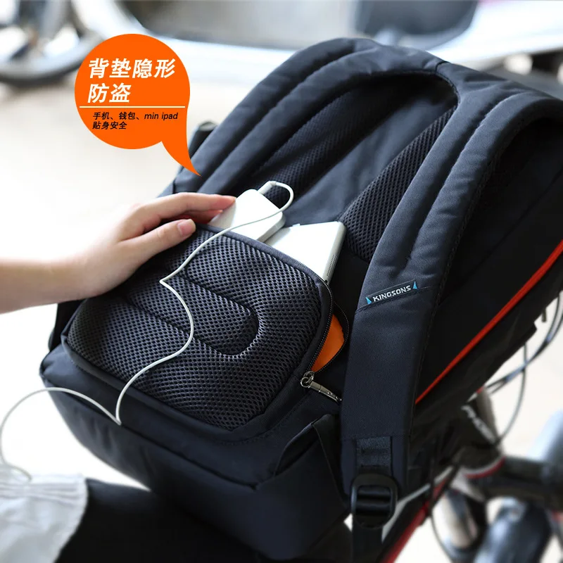 14 Portable Antivol Anti purple Black Hommes À vol Unisexe brown Ordinateur blue Sac 13 Les Femmes Pouces red 156 Kingsons Dos Épaule Et cLSj34q5AR