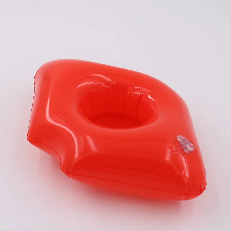 

12 Pieces / Pack ! Inflatable Red Lip drink floats Inflatable Red Lip Cup Holder Pool Party Inflatable drink floats Cup Holder
