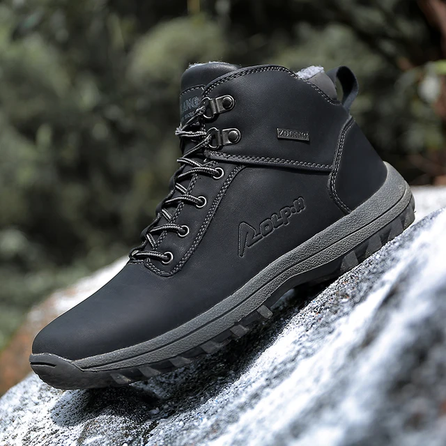 US $30.97 Plus Size 14 Men's Winter Snow Boots High Top Casual Sneakers Plush Warm Waterproof Booties Man Cas