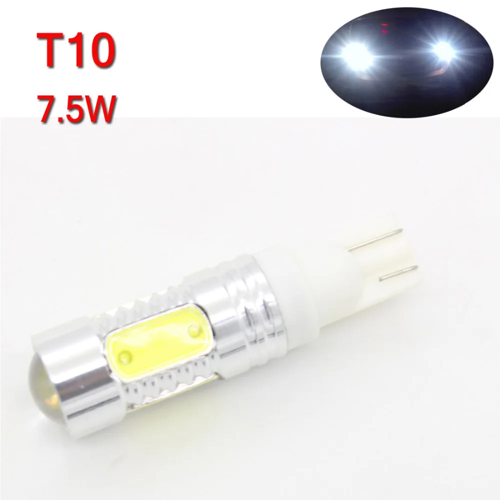 

T10 W5W 7.5W COB LED Cargo Packing Light Car 5W5 DRL Wedge Bulb License Plate DRL Dome Festoon Lights Xenon Car Styling 1 pcs