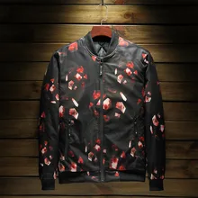 Бейсбольная куртка с воротником, модная новинка, осенне-зимняя парка для мужчин, плотное теплое пальто с принтом, ветрозащитные куртки, мужская верхняя одежда, парка