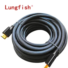 Lungfish Lungo Cavo HDMI 5 m 7.5 m 10 m 15 m 20 m Cavo HDMI 1080 P 3D per splitter Interruttore PS4 LED TV Box xbox Proiettore Per Computer